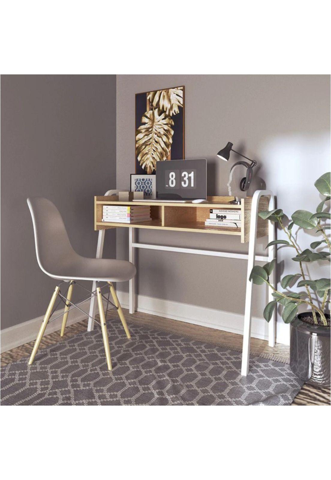 Escritorio Amsterdam Madera/Blanco Silcosil-1