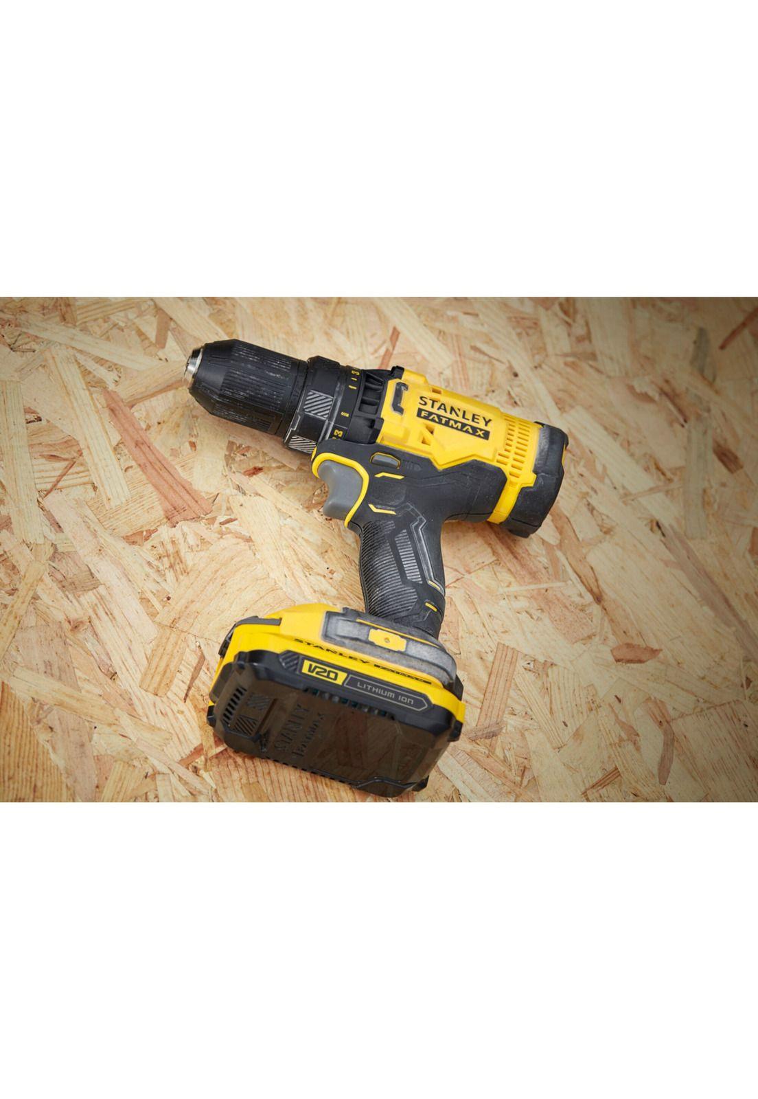 Kit Taladro Atornillador 20v + 2b + Cargador+ Maleta Stanley-9