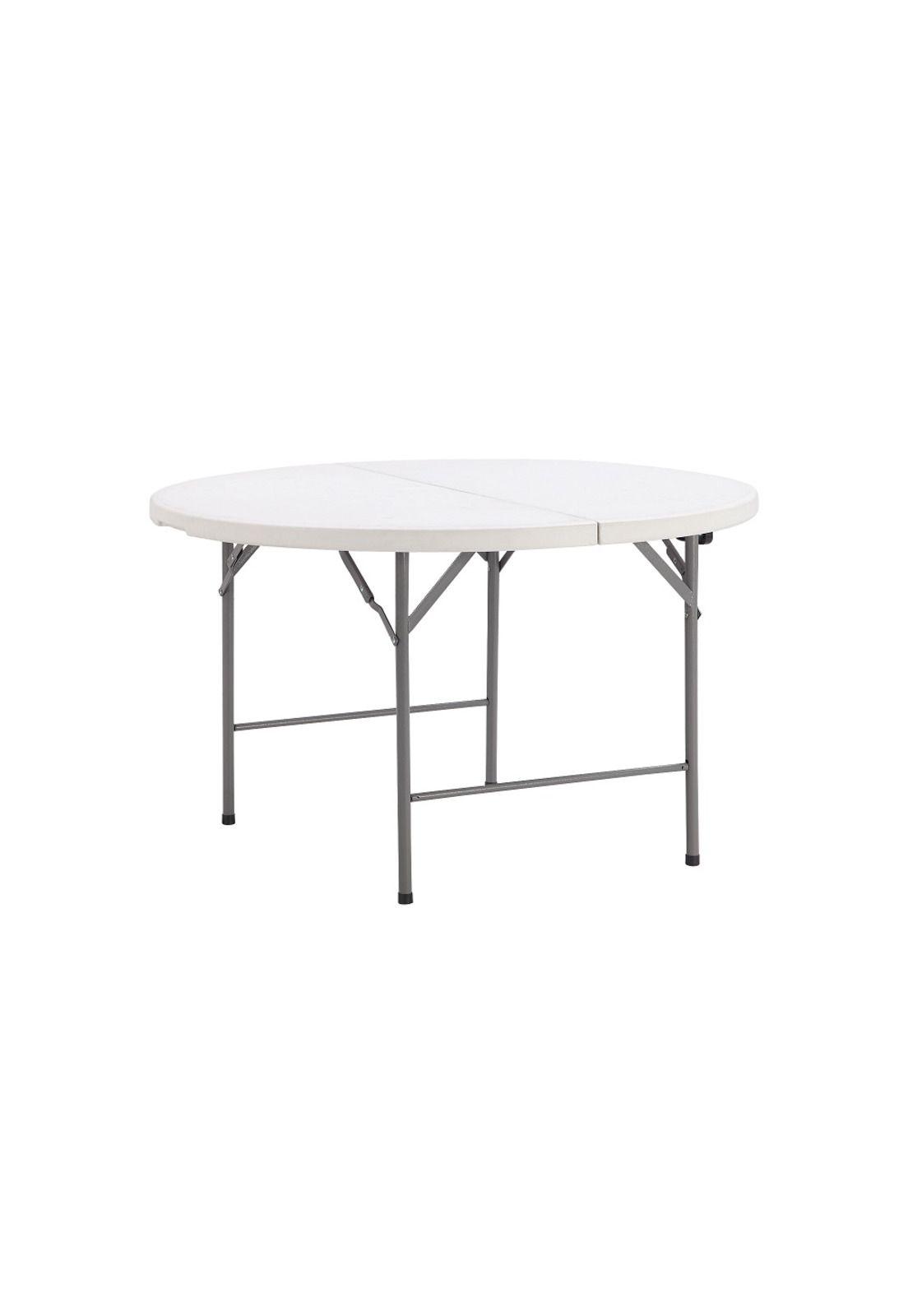 Mesa Plegable Redonda 122cm Blanca - NW-M122 - NORTHWEST-0