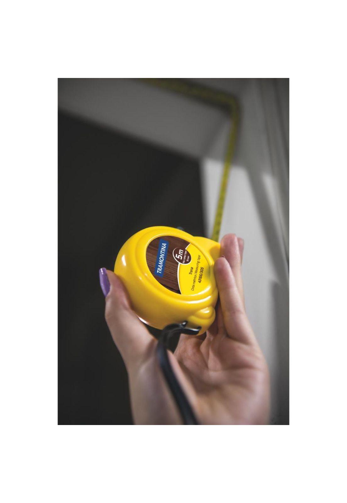 Cinta Metrica Freno Simple 5 Mts Tramontina-4