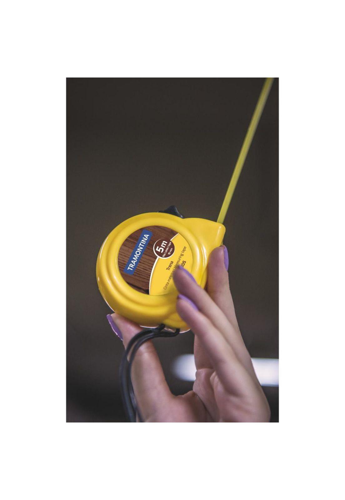 Cinta Metrica Freno Simple 5 Mts Tramontina-5