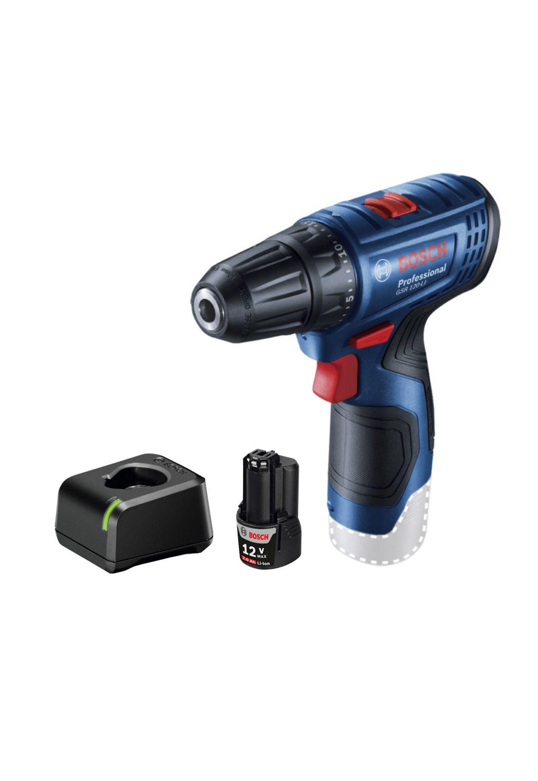 Taladro/Atornillador 12V GSR 120-Li + Bateria  2.0 Ah + Cargador  Bosch-1