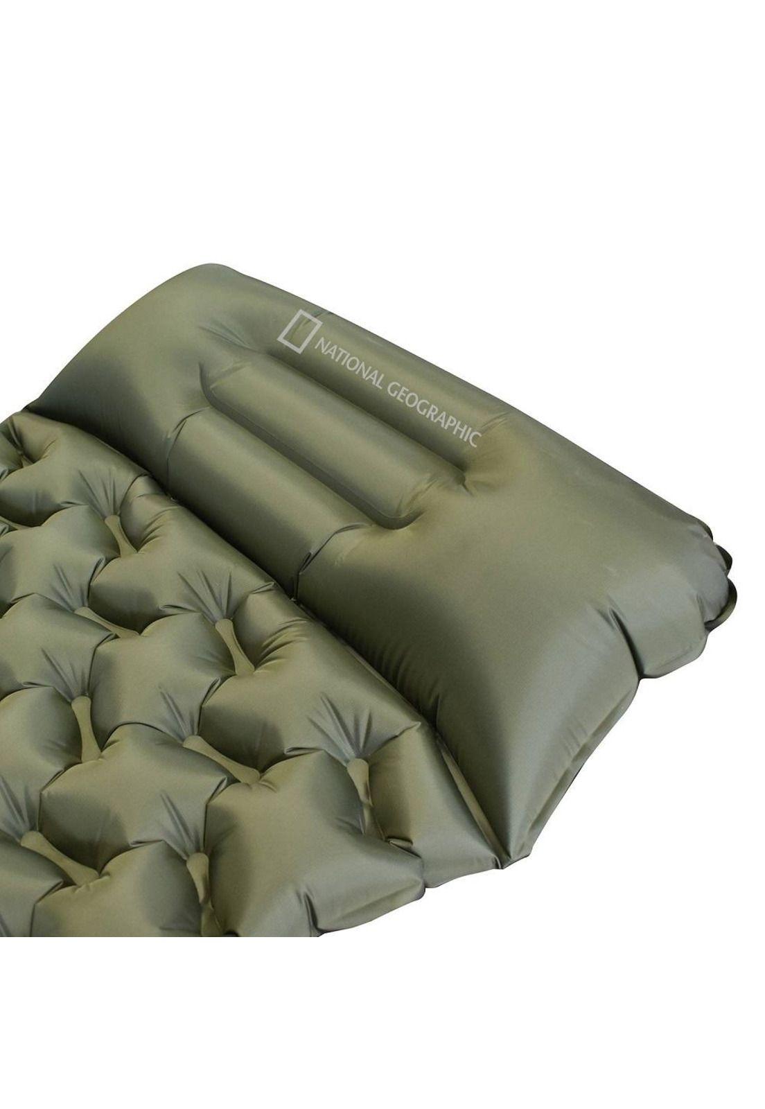 COLCHONETA ULTRALIGHT VERDE MILITAR NATIONAL GEOGRAPHIC-2