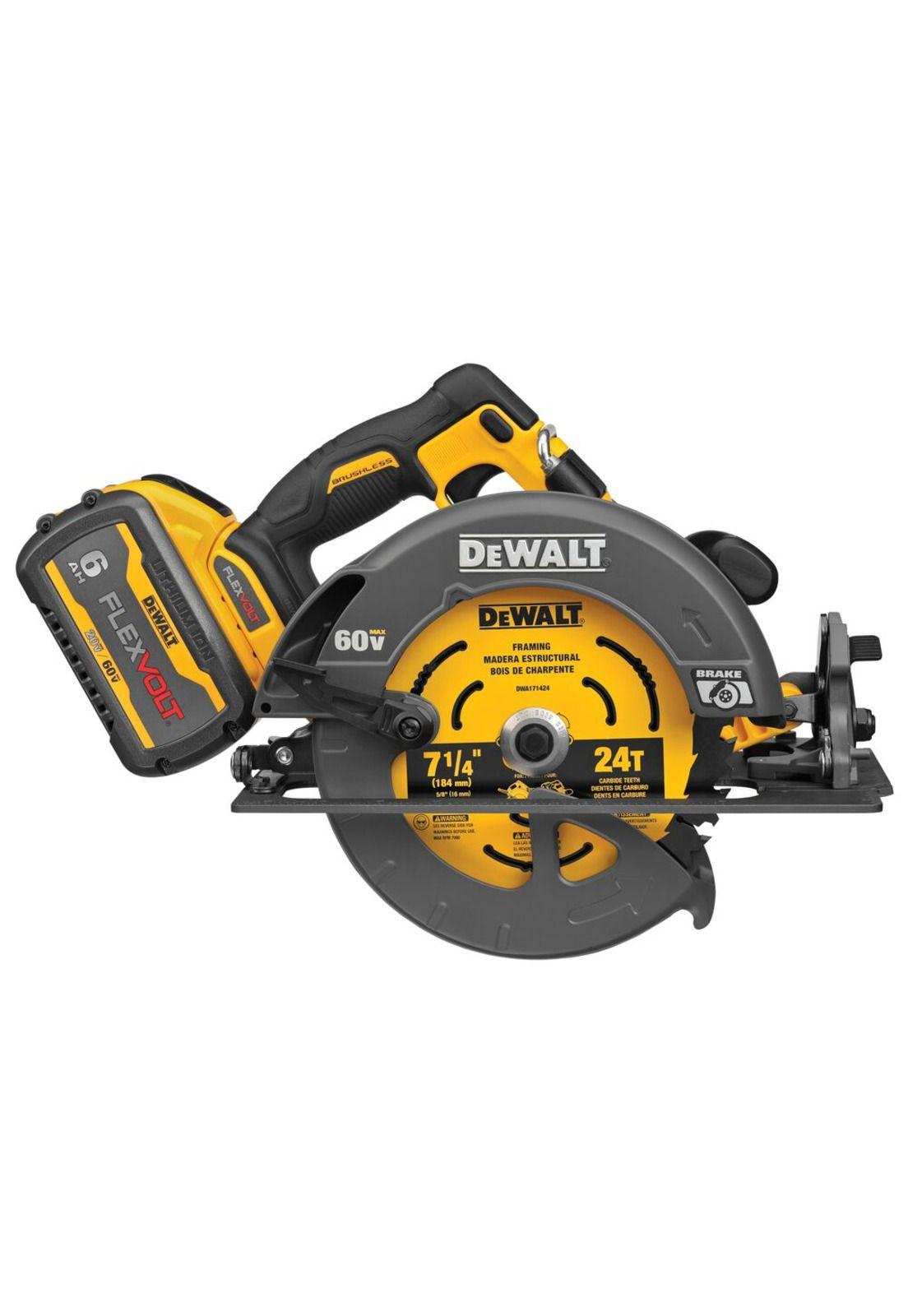 Kit Sierra Circular 7 1/4" + 1 Bateria + 1 Cargador  Dcs578T1-B2  Dewalt-0