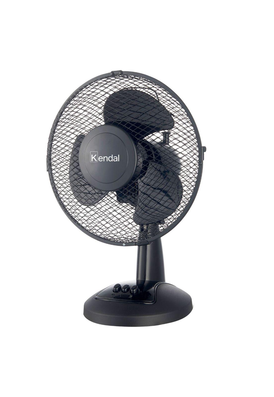 Ventilador Sobremesa Negro 9" KVS-9DN KENDAL-0