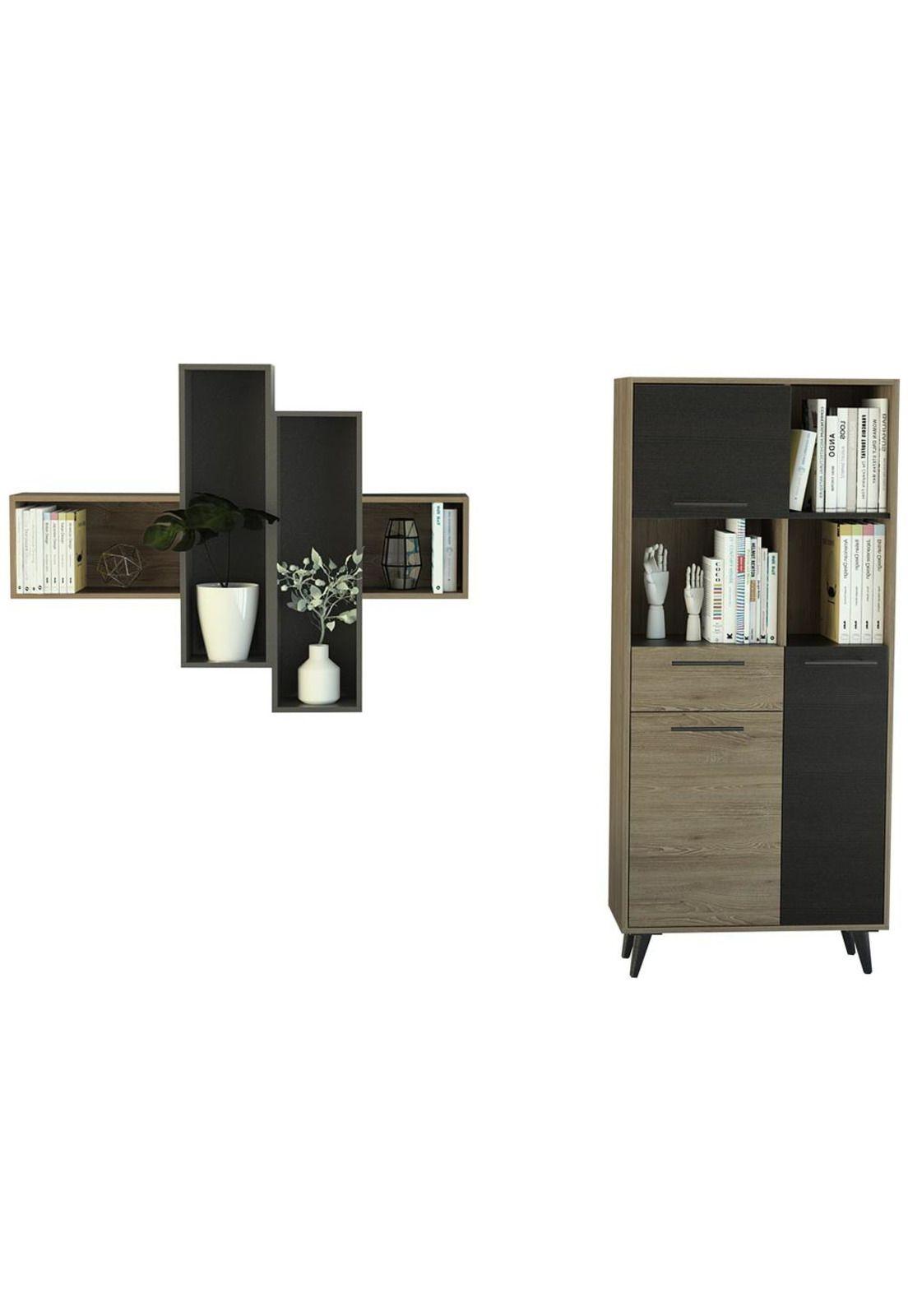 BIBLIOTECA + WALL 2A BIBAO - MIEL / WENGUE-1