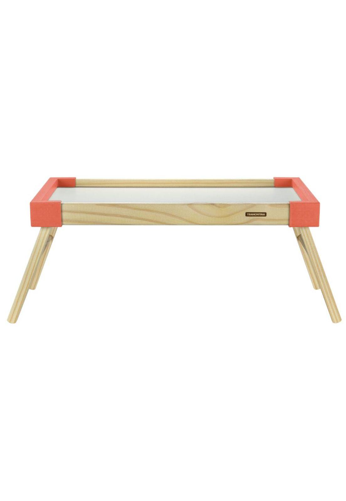 Bandeja Desayuno Pleglable Madera Coral Tramontina-1