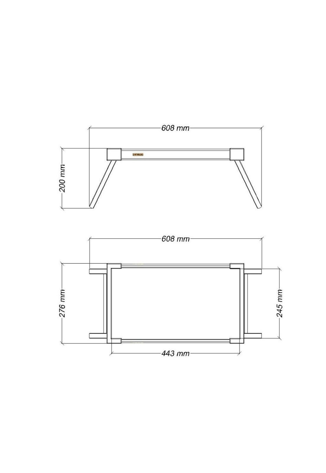 Bandeja Desayuno Pleglable Madera Coral Tramontina-2