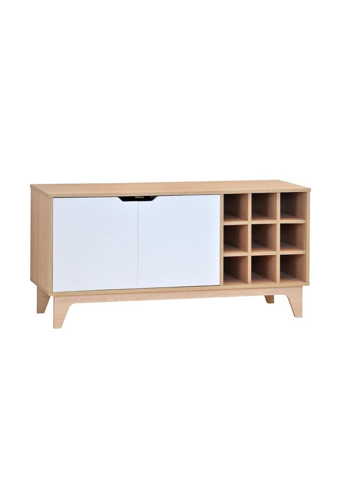 Rack Bar Kazan Carvalo/Blanco Mtv41M Mobikit-0