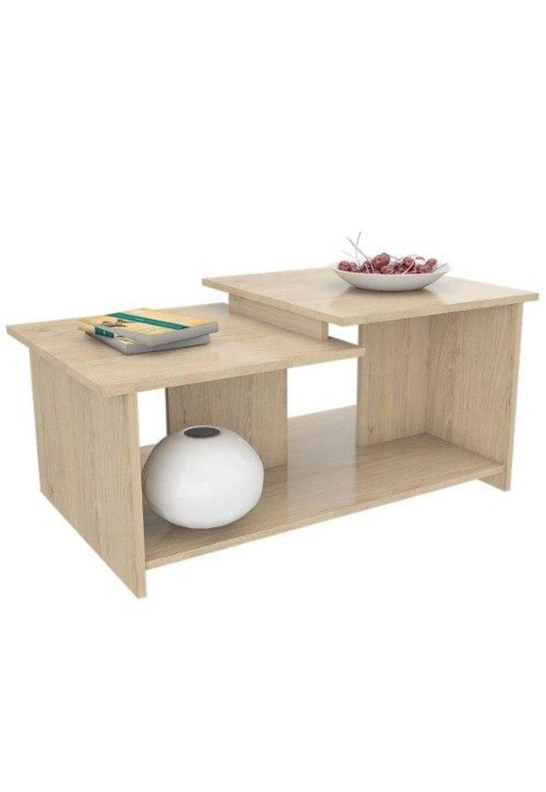 Rack TV 40 Mesa De Centro Rovere - Tuhome-1