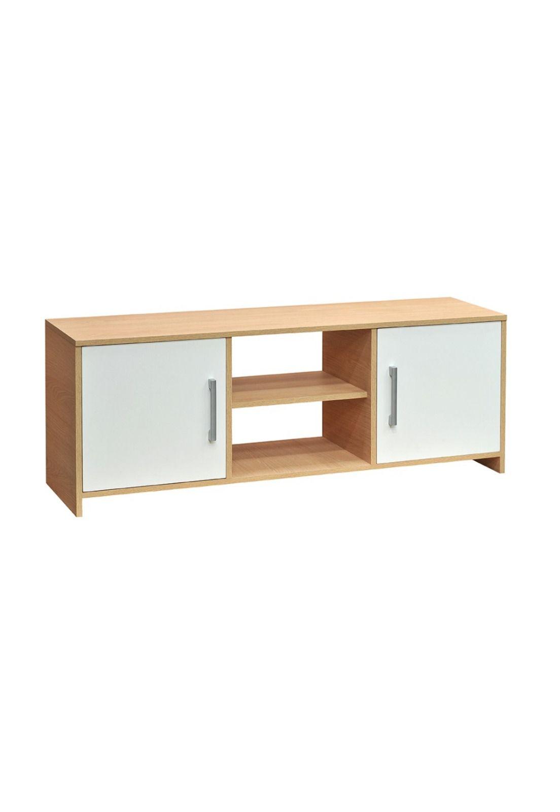 Rack Tv Praga Carvalo/Blanco Mtv37M Mobikit-0