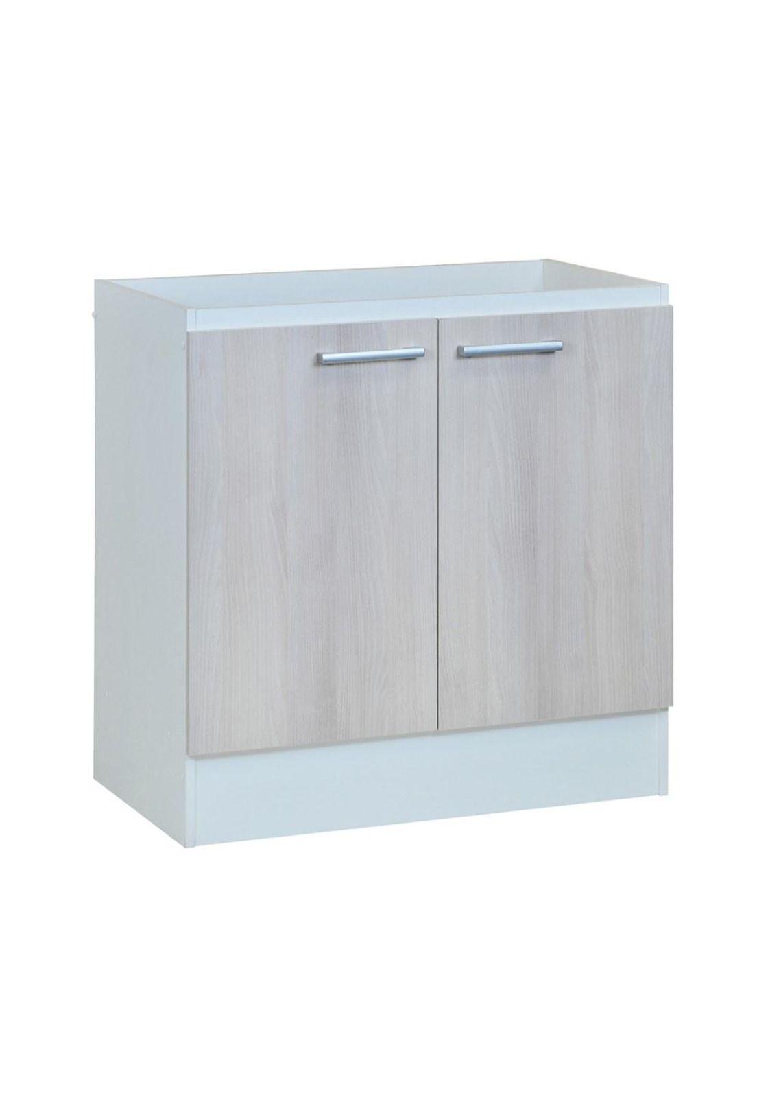 Mueble Cocina Base 2 Puertas Con Repisa 80 Cm Base101M Acacia Mobikit-0