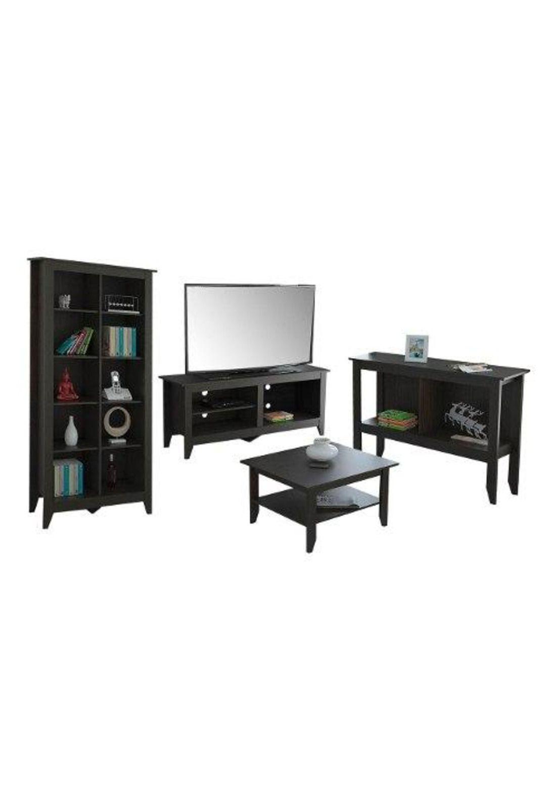 Set Rack Tv + Librero + Arrimo + Centro C8-esse/ - Tuhome-0