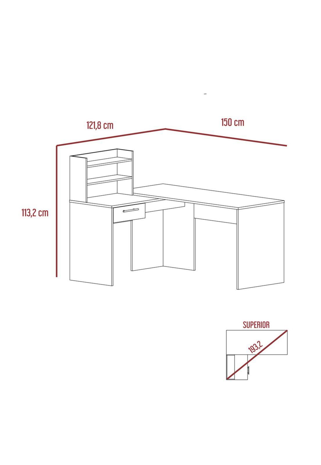 ESCRITORIO 2L + BIBLIOTECA + WALL 2B BIBAO - MIEL / WENGUE-3