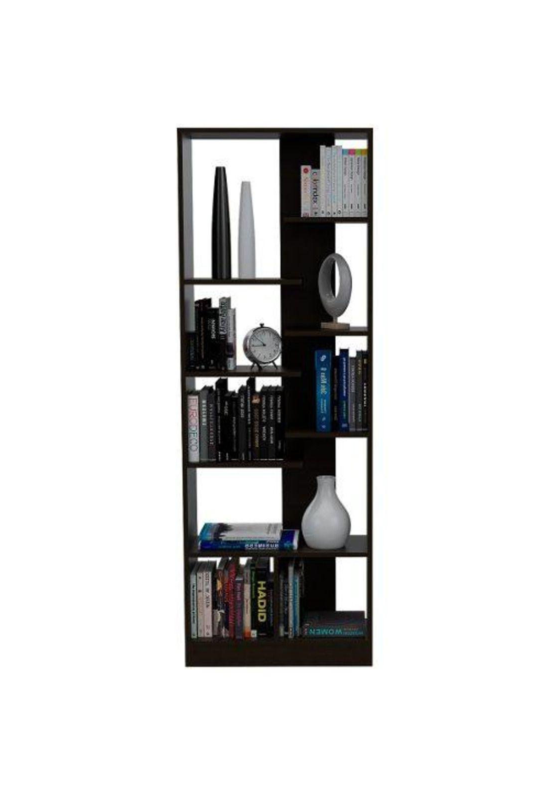 Biblioteca Office Wengue 170x60x26cm. Tuhome-2