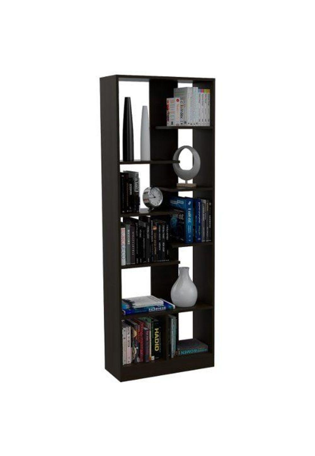 Biblioteca Office Wengue 170x60x26cm. Tuhome-3