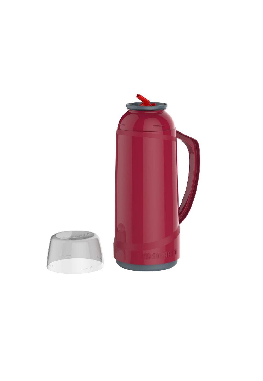 Termo Con Boquilla 1 Litro Rojo - SP0165-10 - SOPRANO-1