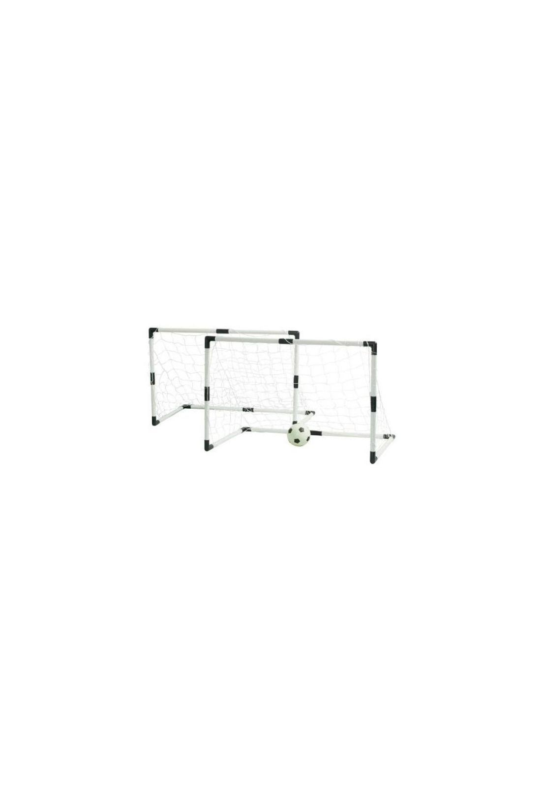 SET DE 2 ARCOS DE FUTBOL DE PLASTICO.91.5X61X48 CM-0