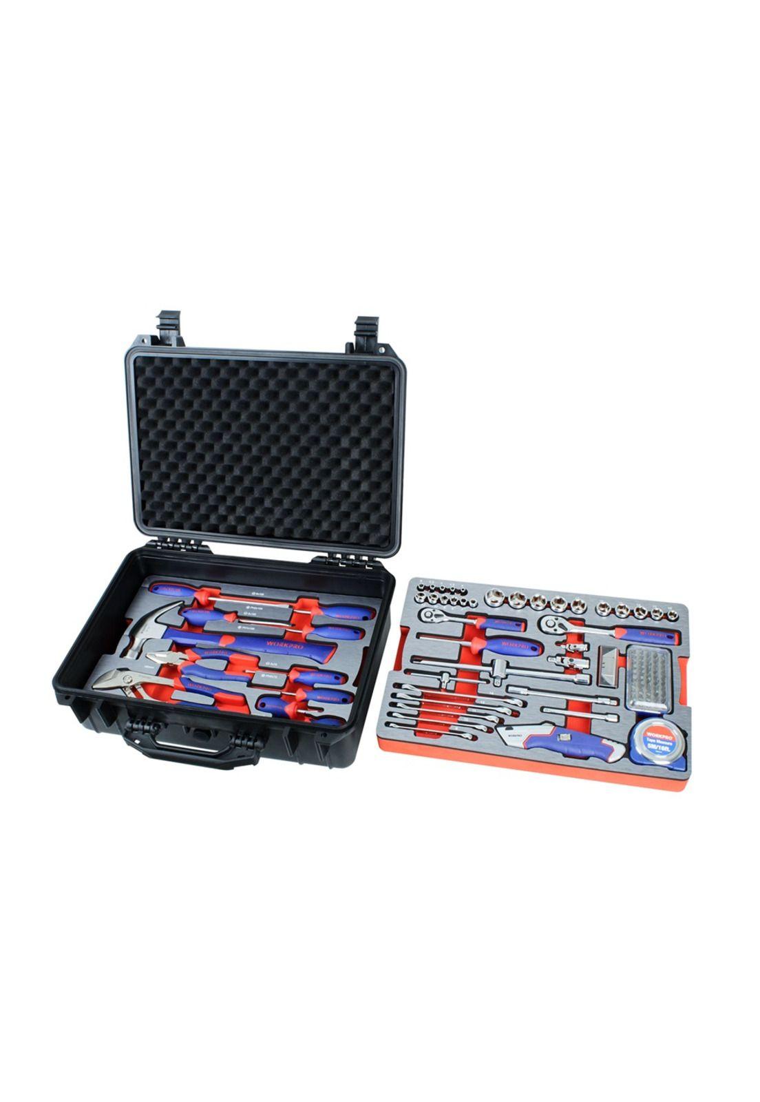 Juego de Herramientas combinadas 110 piezas Workpro-0