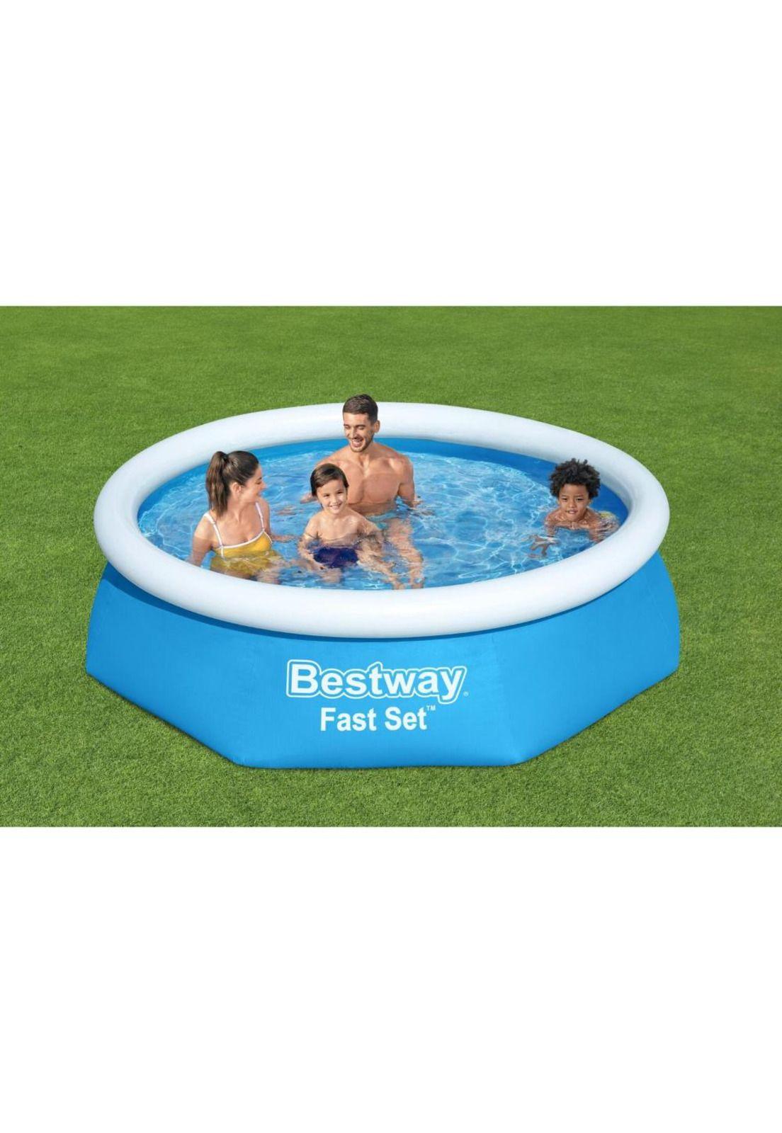 Piscina Fast Set Azul 2.44m x 61cm Pool - 57448 - Bestway-2