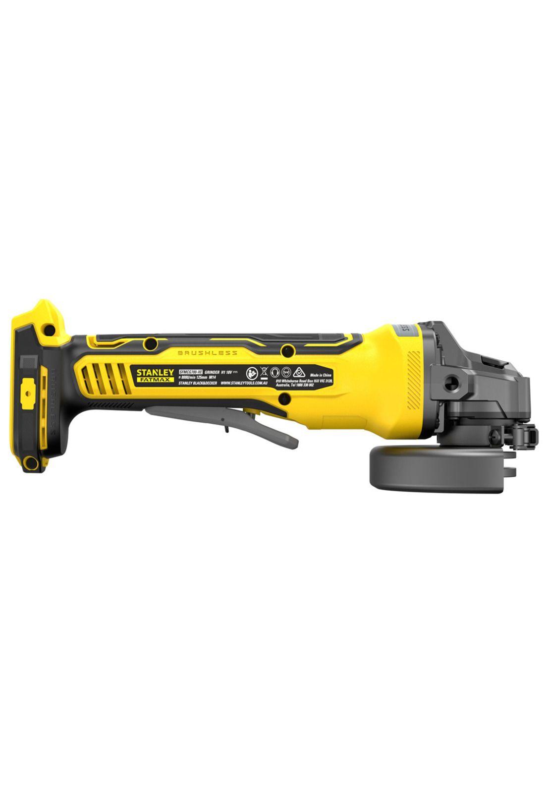 Esmeril Angular 4-1/2" Y 5" 20V Sin Carbones  Sbg700-B2  Stanley-2