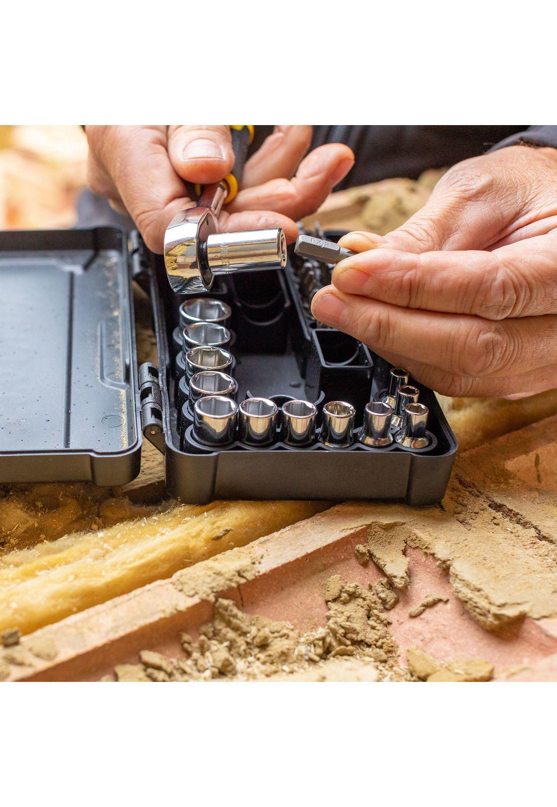 Set Mecánico 37 Piezas 1/4' Stanley Stmt82672-0-5