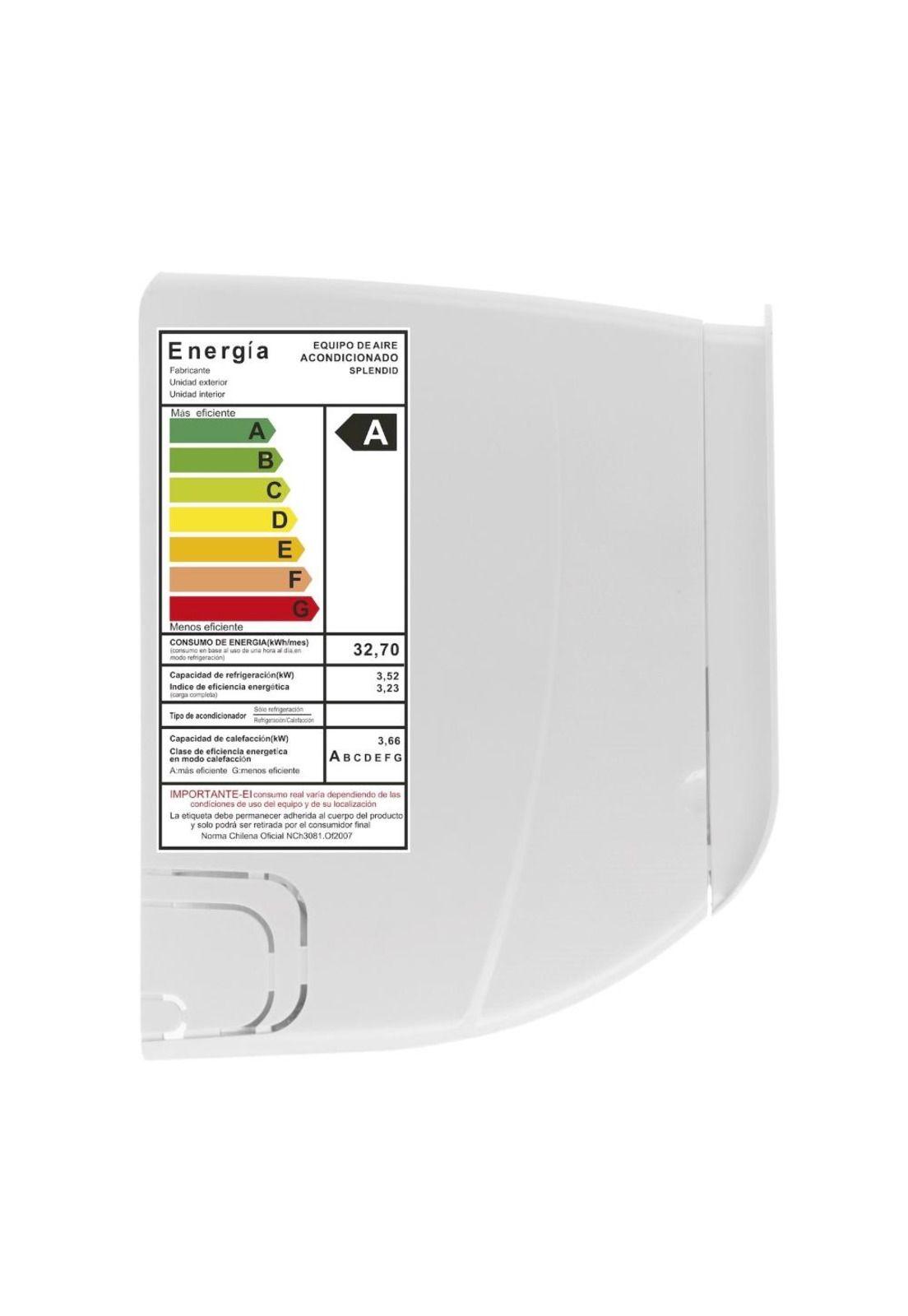 Aire Acondicionado Split On/Off 12000 Btu Splendid-4