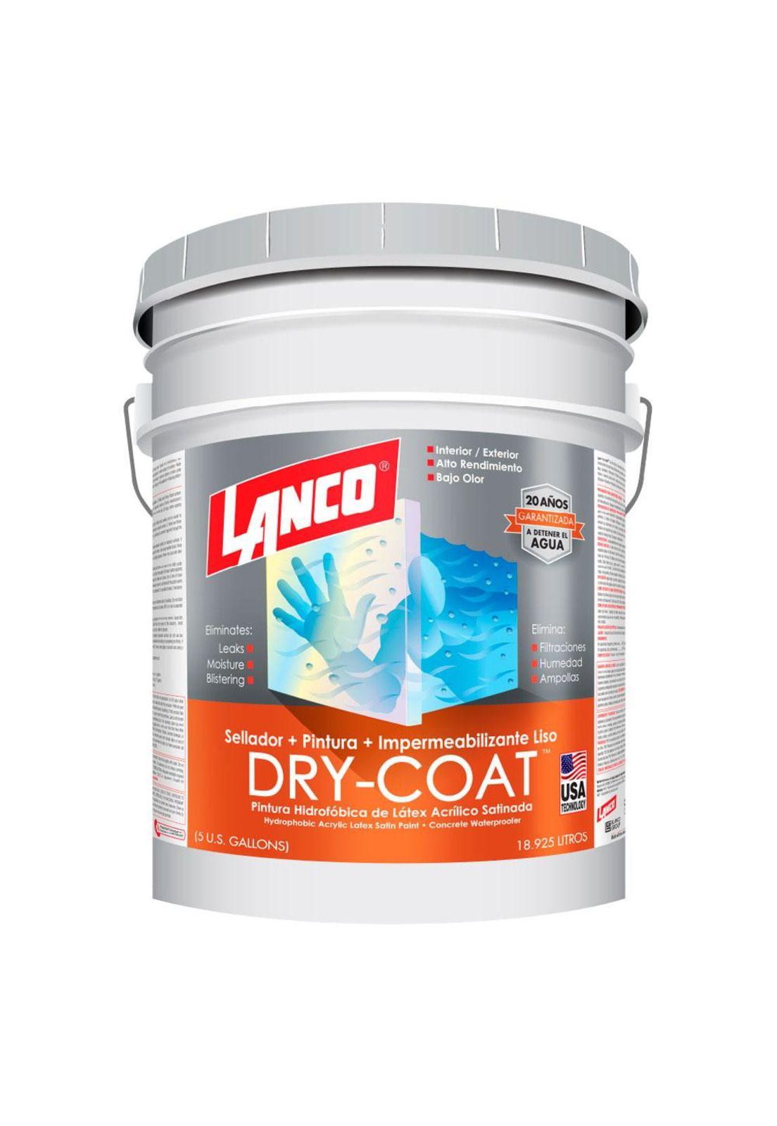 ESMALTE IMPERMEABILIZANTE DRY-COAT SATINADO BLANCO 4GL-0