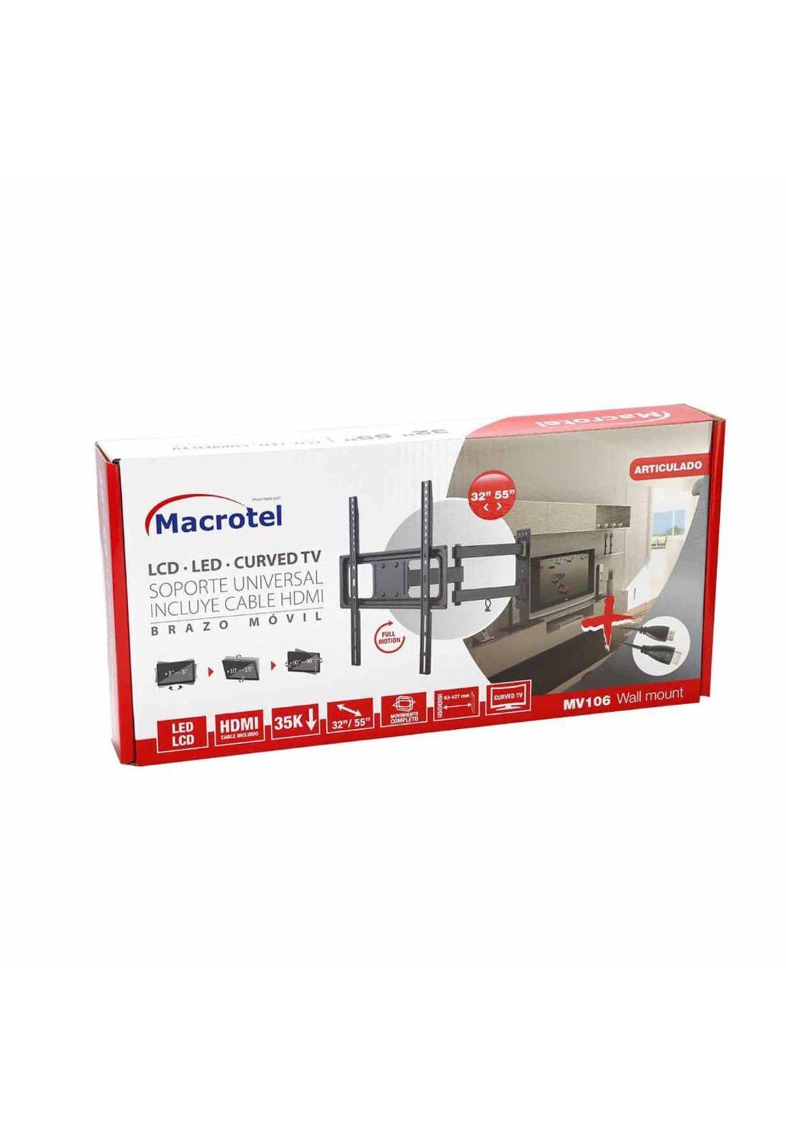 Soporte Tv Brazo 32 A 55" 45 Kg. Macrotel-1