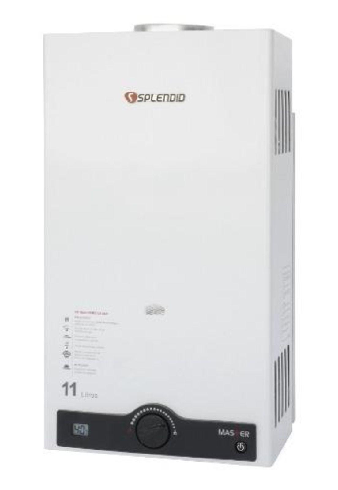 Calefon 11 Lts Ionizado Master Licuado Blanco Splendid-0