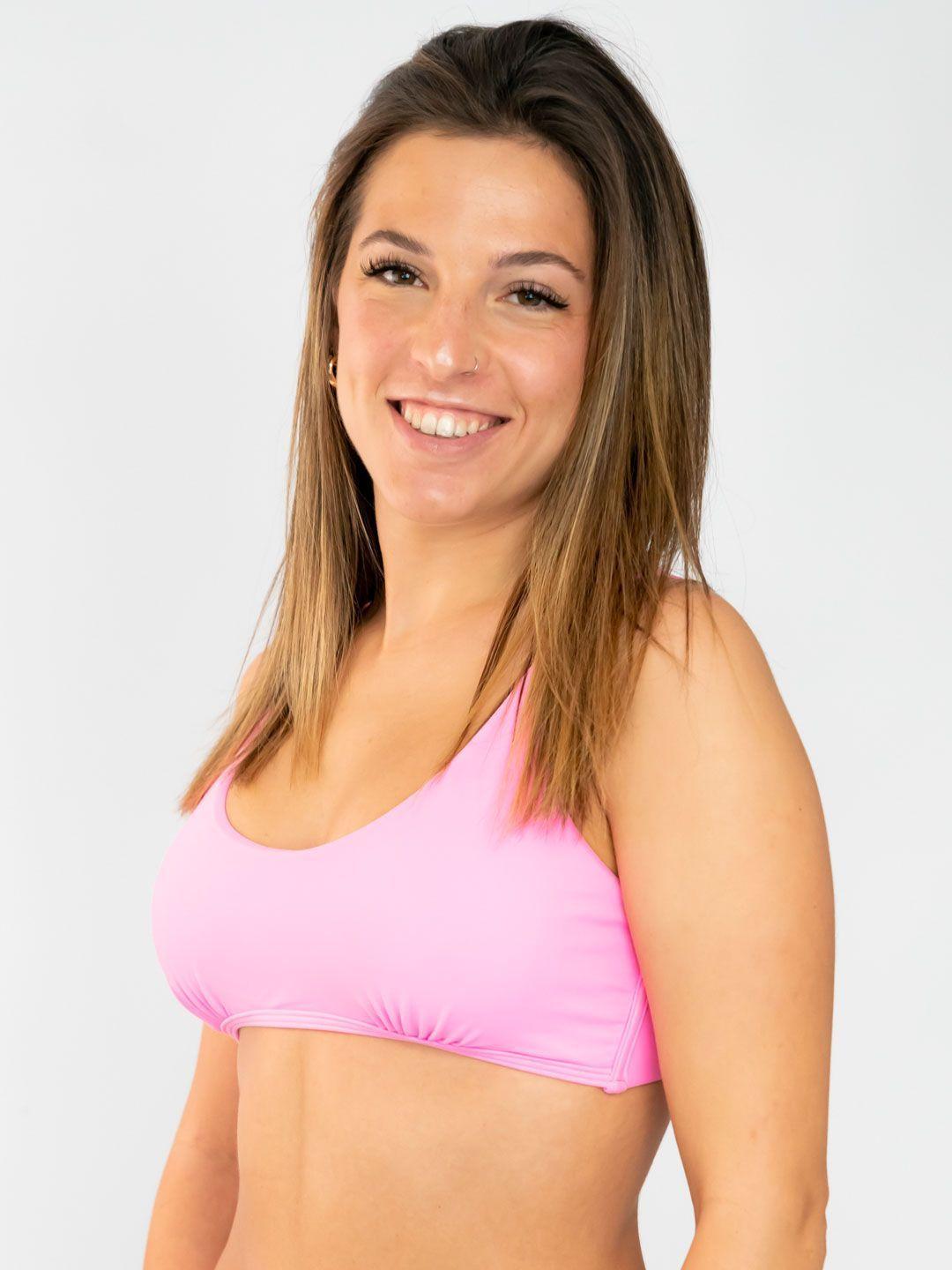 Daikiri Top de Bikini Sport Rosa-2