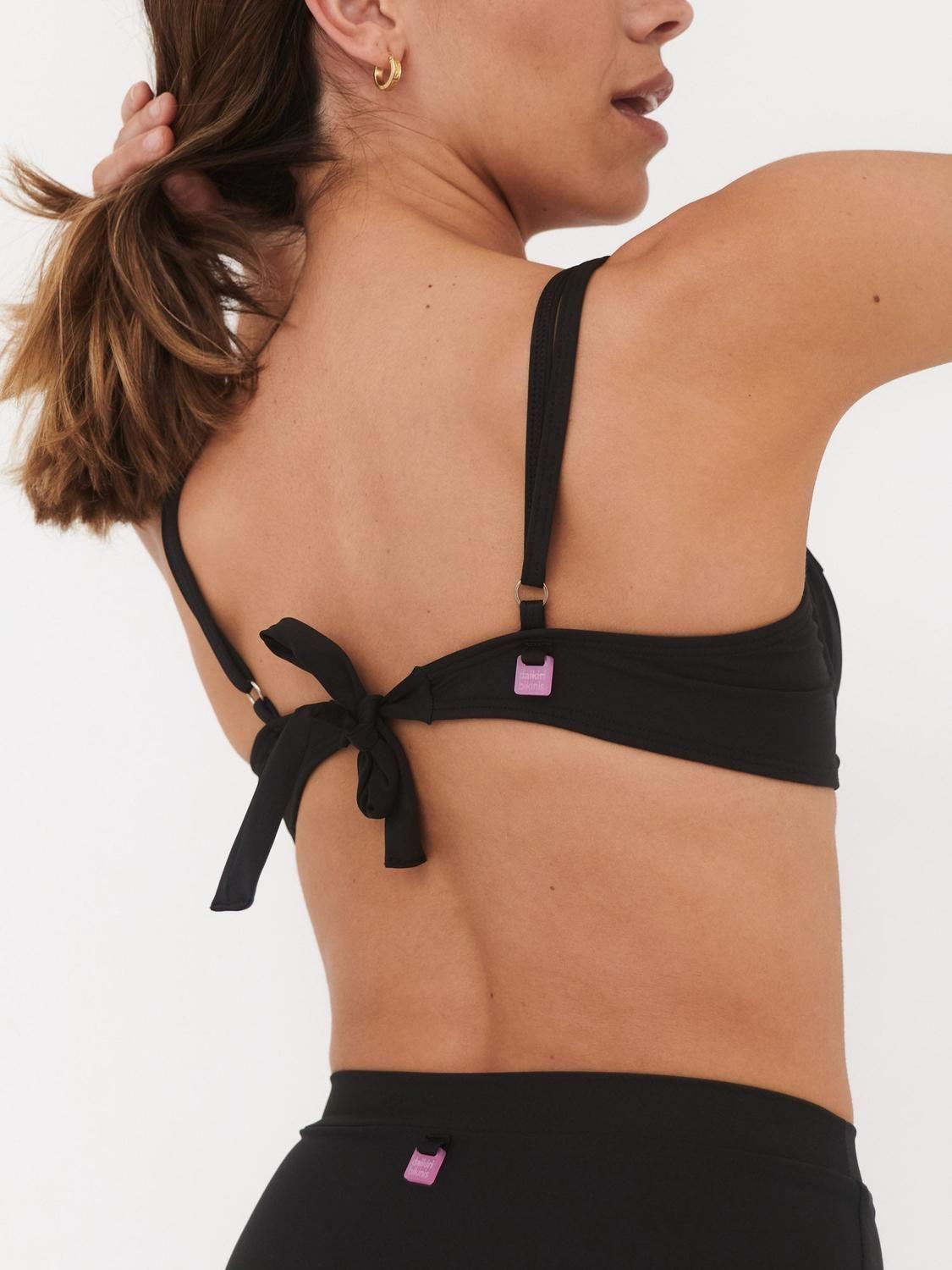 Top de Bikini Daikiri Mujer Horma Negro Filtro UV50+-2