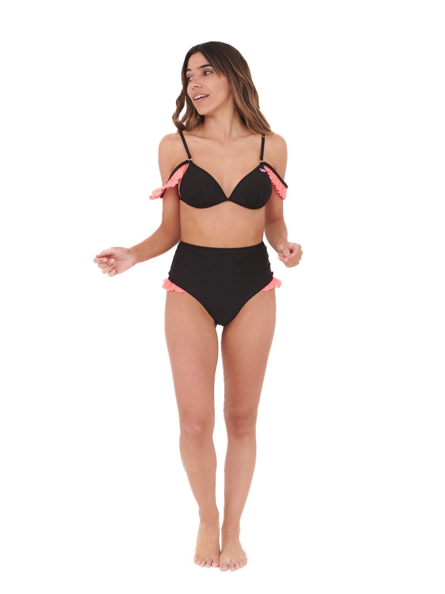 Daikiri Top de Bikini Waikiki Negro 2 en 1 Protección UV 50+-7