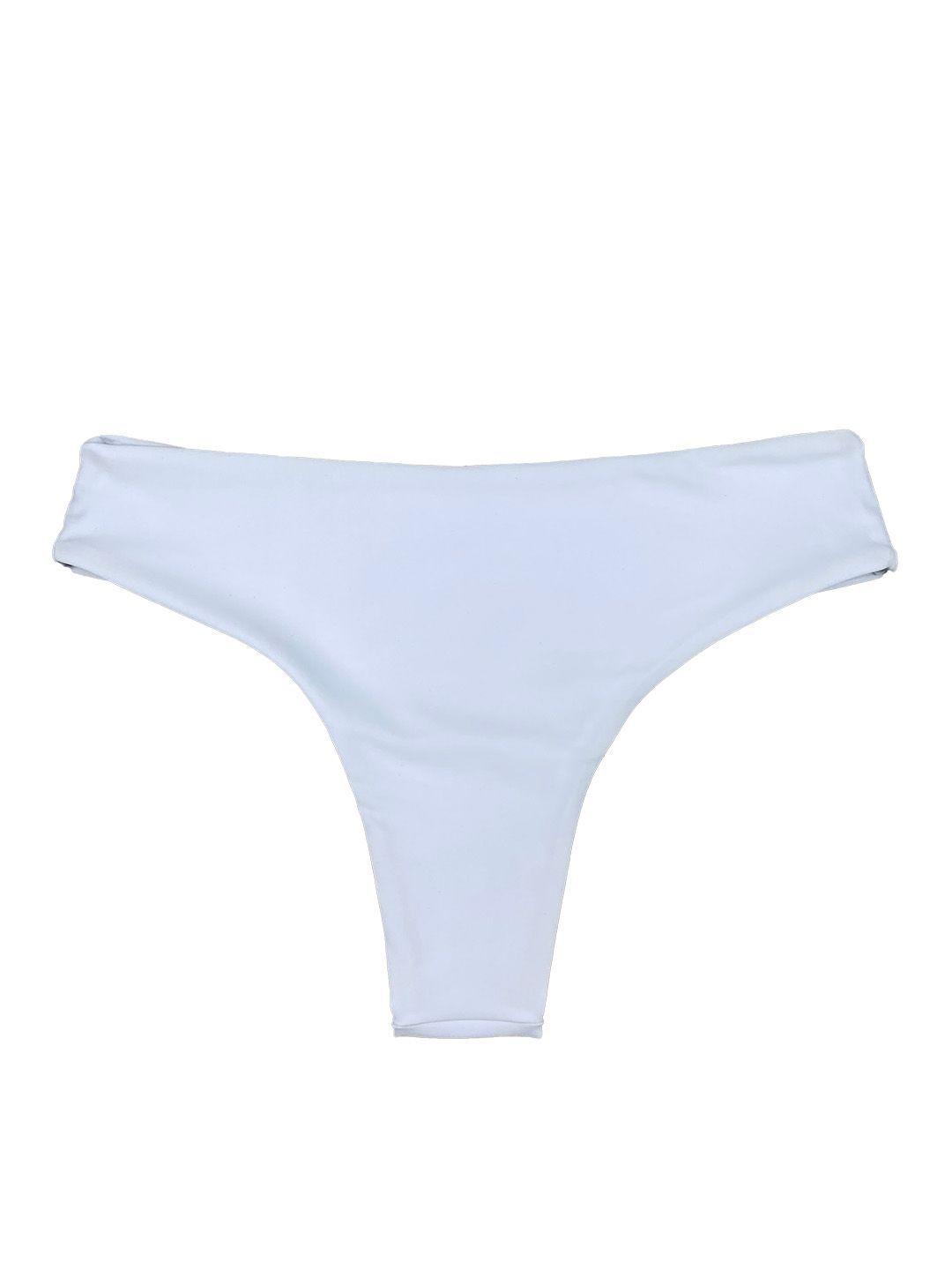 Daikiri Bottom de Bikini Pretina Ancha Blanco-0