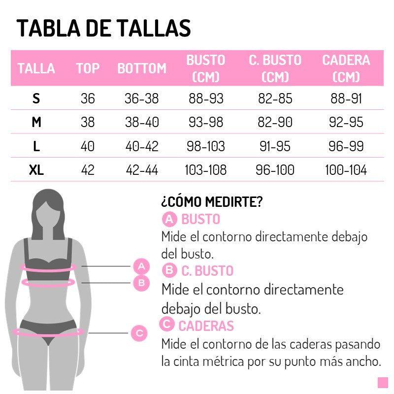 Daikiri Bikini Mujer Chicle Liso Deportivo Extra Confort Protección UV 50+-0