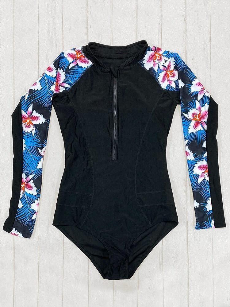 Daikiri Traje De Baño Entero Surf Daikiri Negro Flores S A Xxl-3