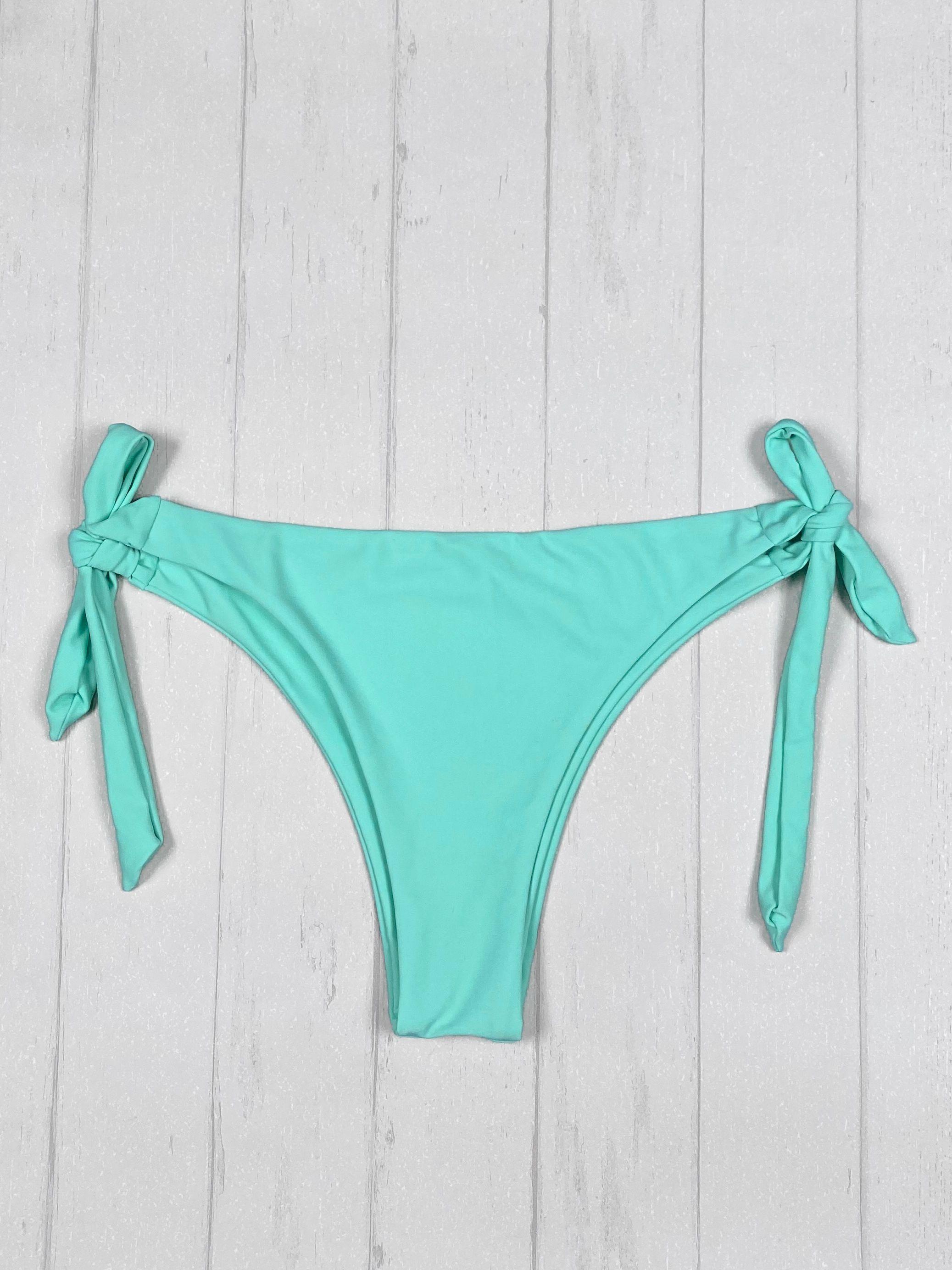Daikiri Bottom de Bikini Lazos Verde-3