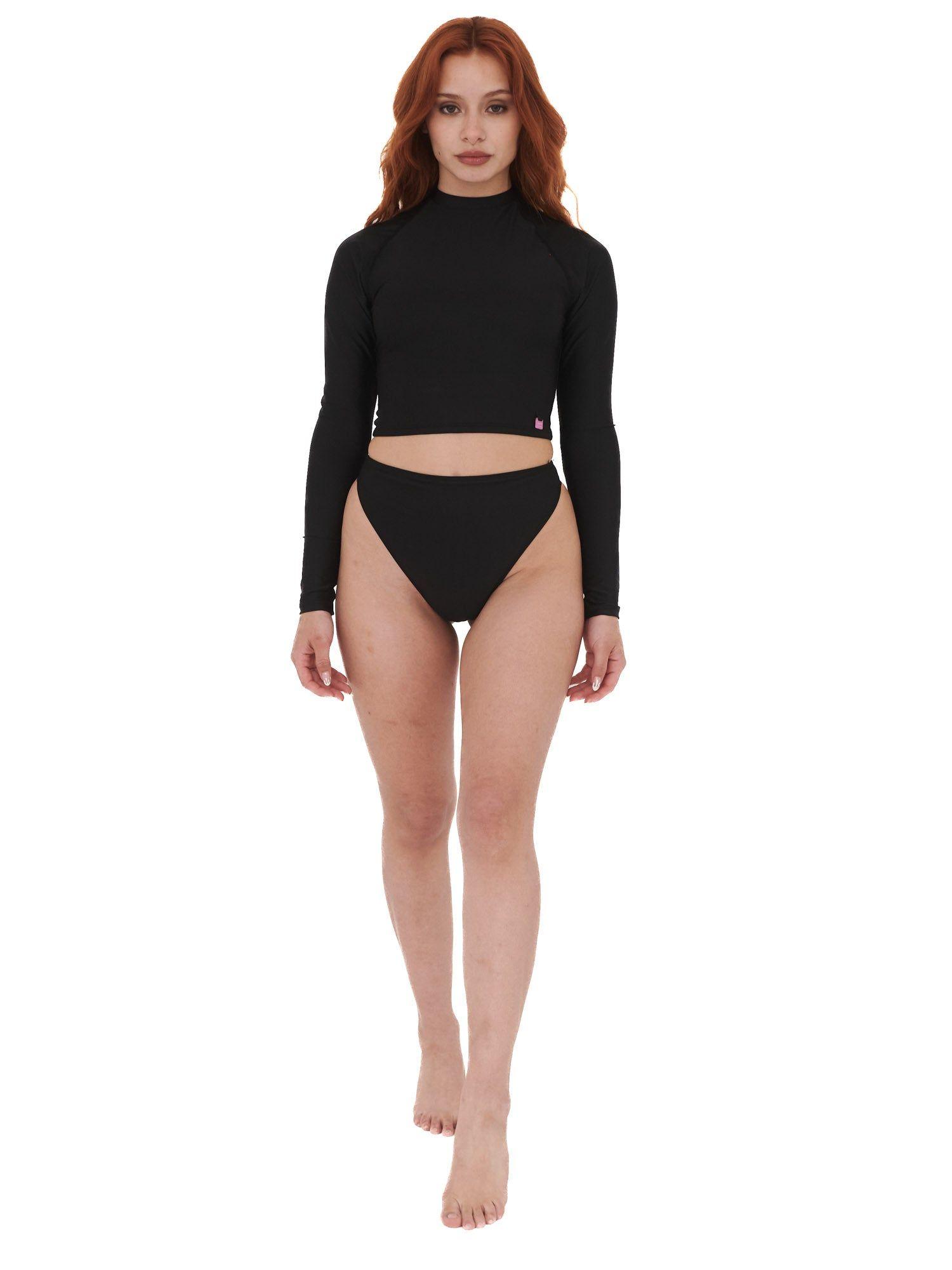 Daikiri Bikini Surf Mundaka Raglan Negro-6
