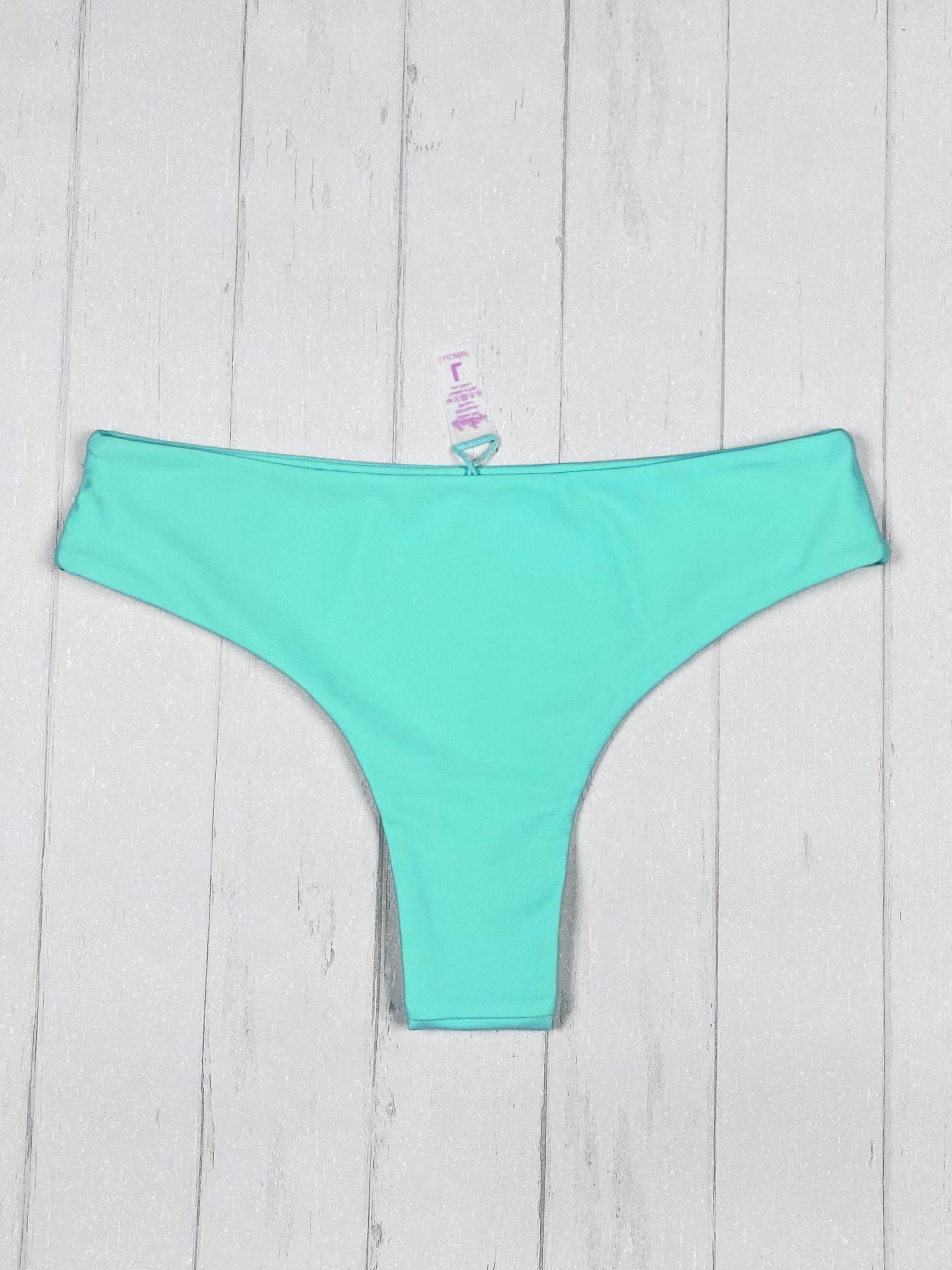 Daikiri Bottom de Bikini Pretina Ancha Verde-4