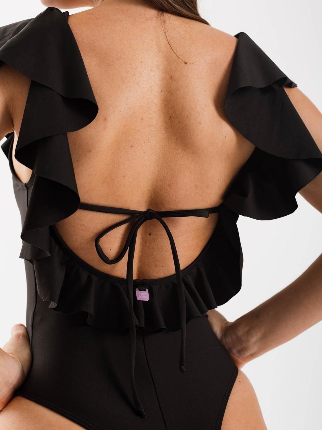 Traje de Baño Daikiri Mujer Vuelos Negro Filtro UV50+-5