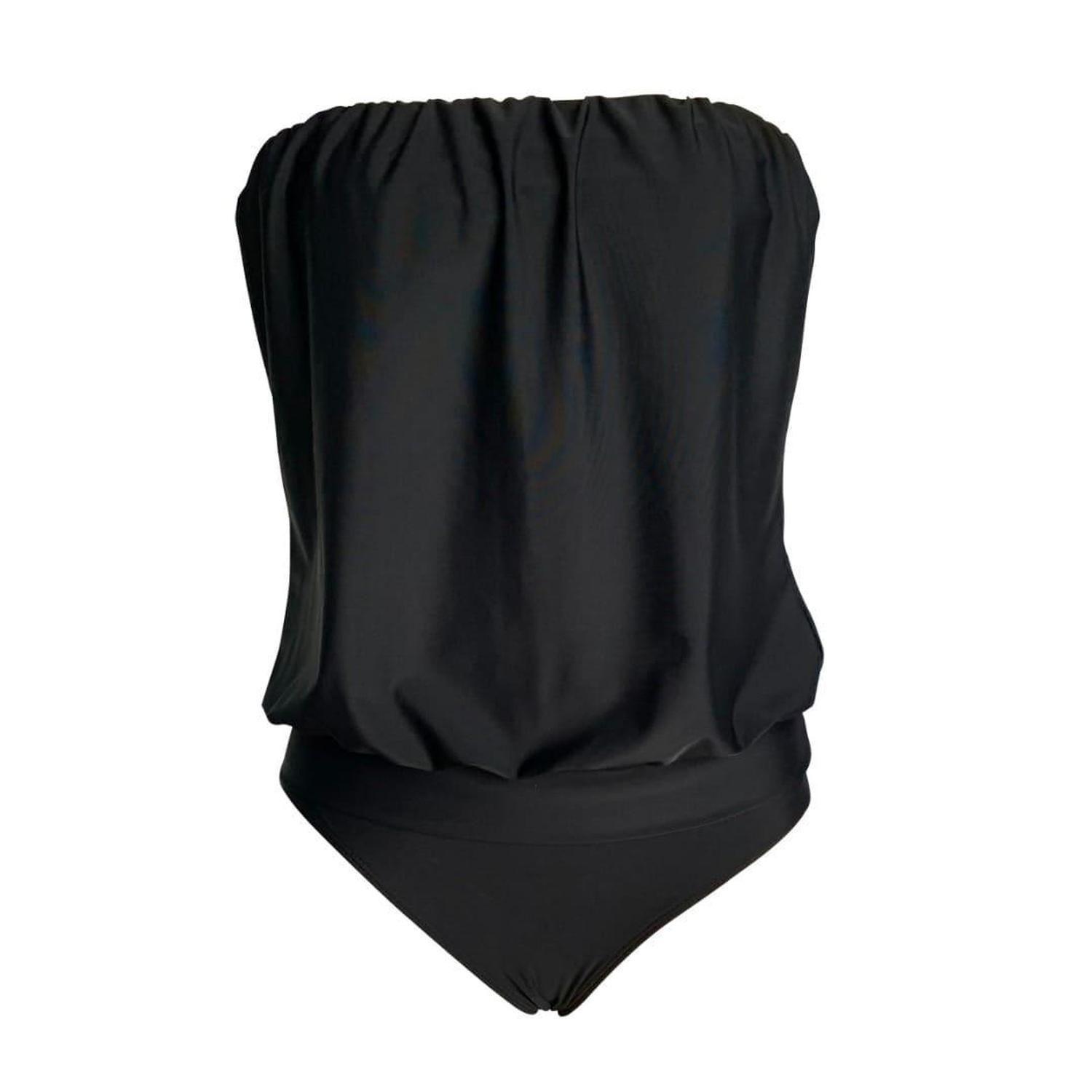 Bikini Negro Strapless-3