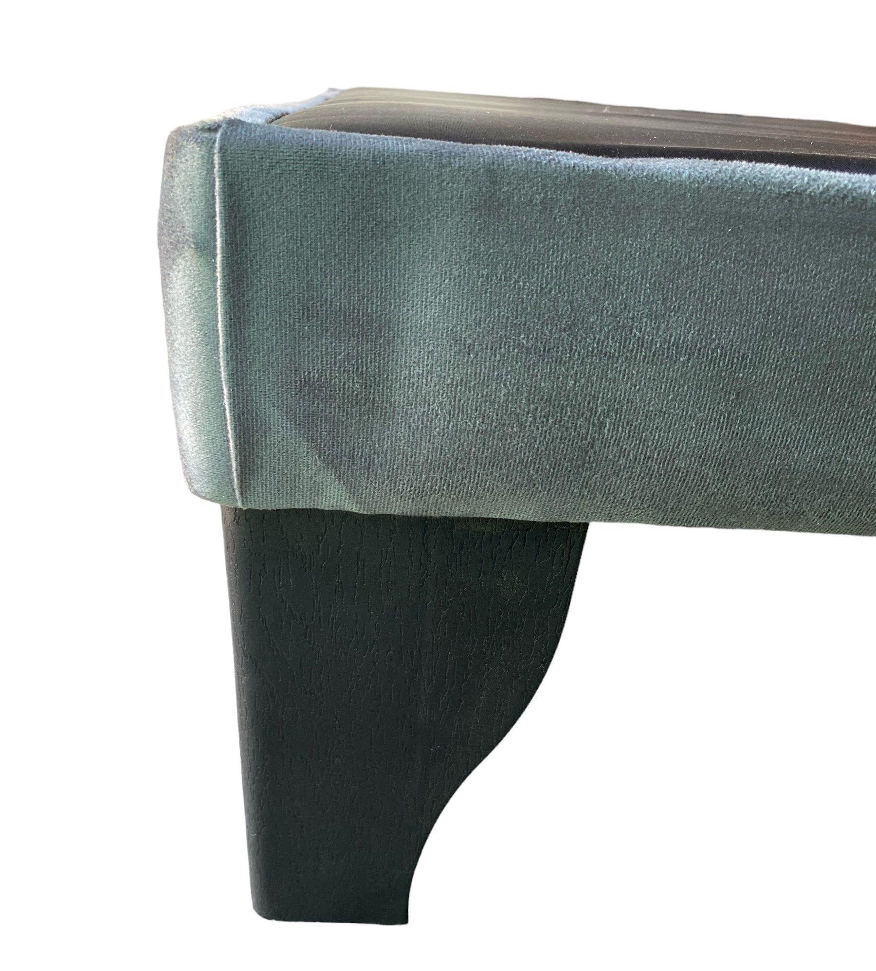 Base de Cama Europea King Felpa Gris -2