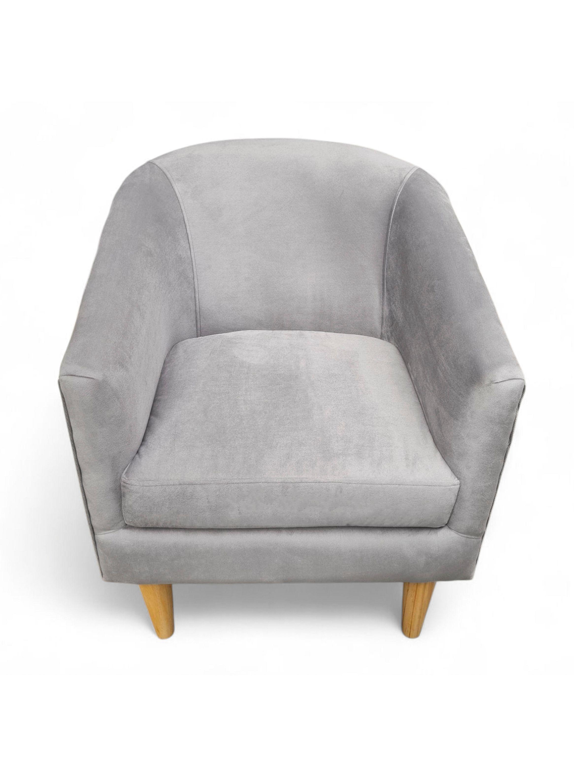 Poltrona Murcia - Felpa Gris-2