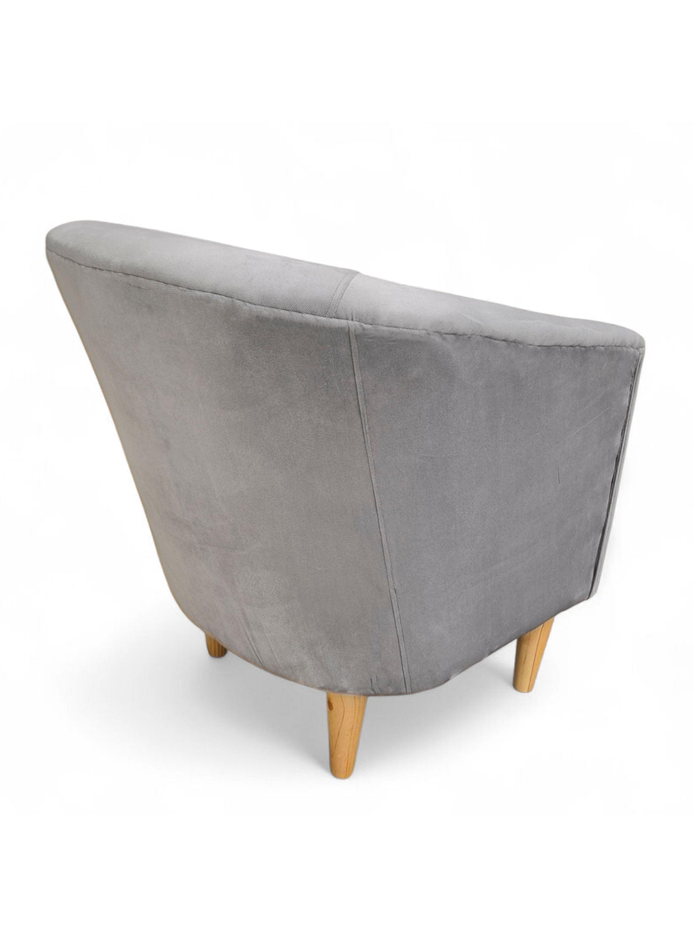 Poltrona Murcia - Felpa Gris-4