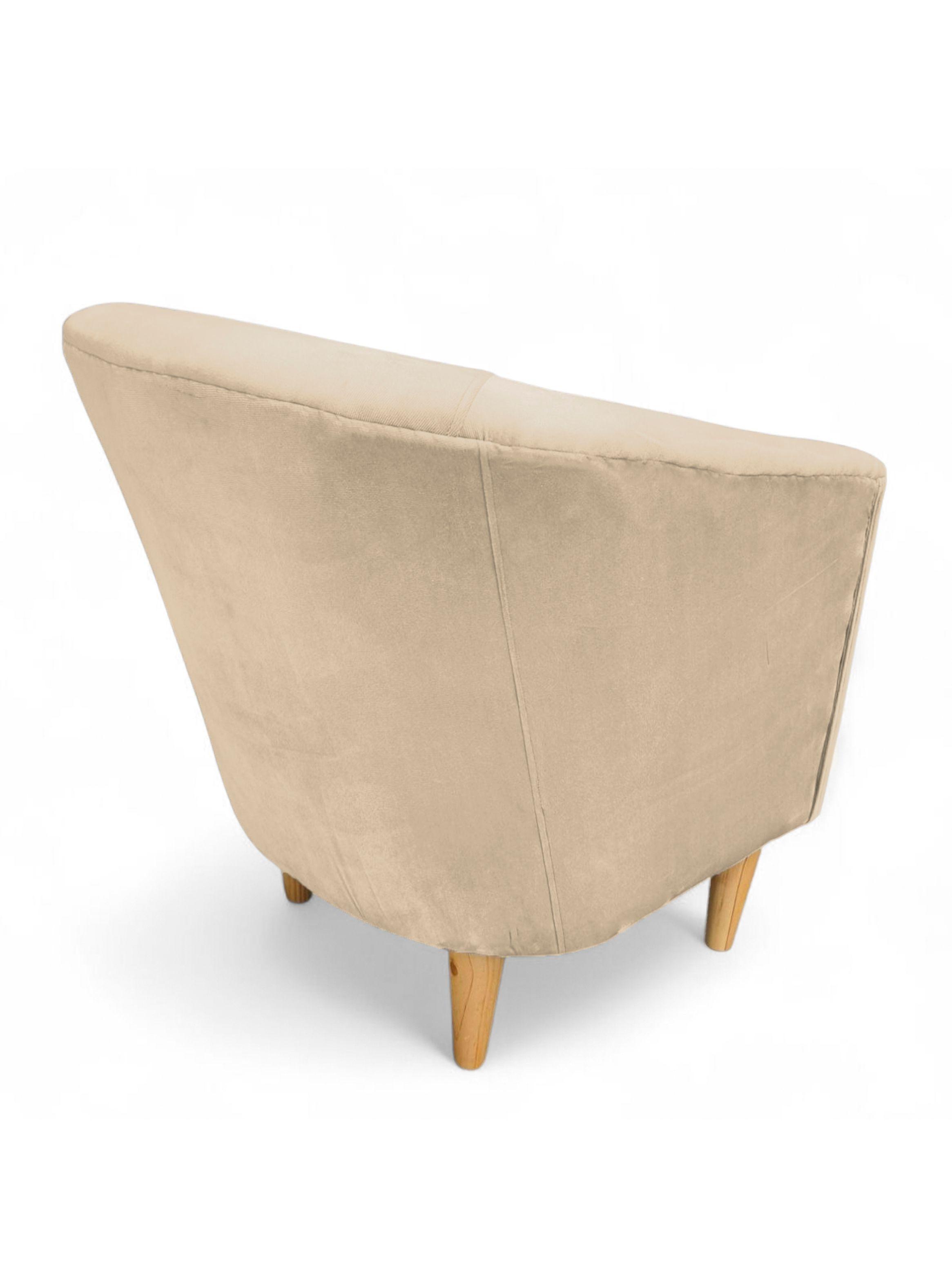 Poltrona Murcia - Felpa Beige-4