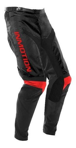 Pantalon Moto Mx Inmotion  Negro/Gris-0
