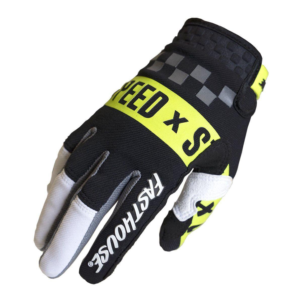 Guantes Moto Mx Fasthouse Speed Style Bl/Neg-0