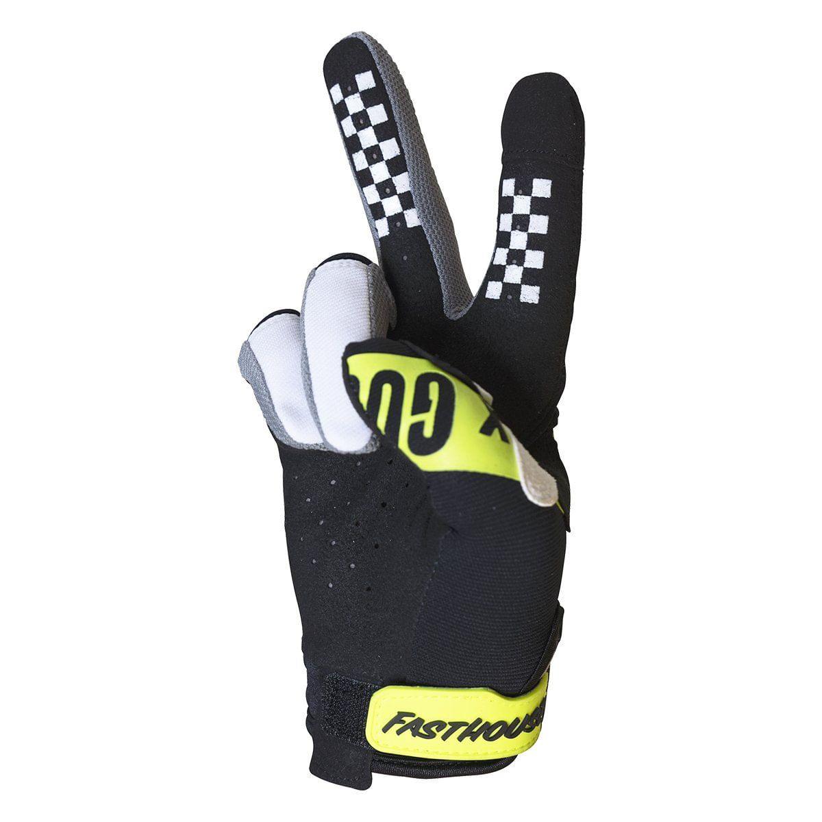 Guantes Moto Mx Fasthouse Speed Style Bl/Neg-2