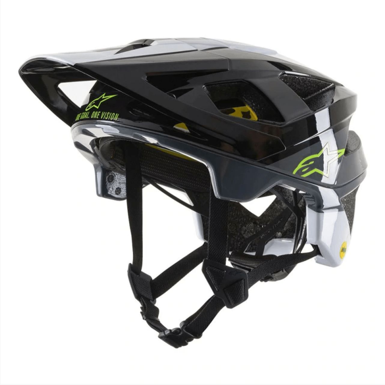 Casco Ciclismo Astars Vector Tech Negro/Blanco-0