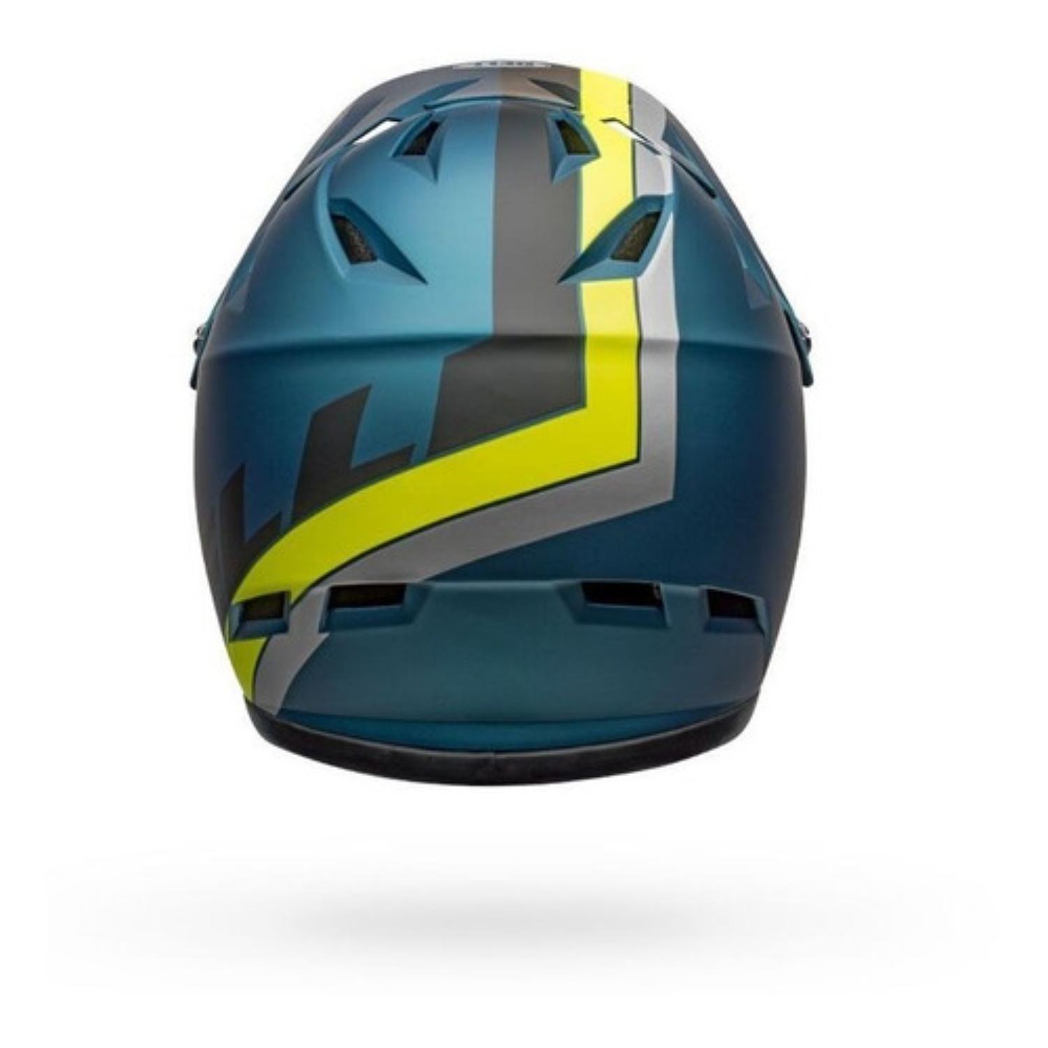Casco Ciclismo Bell Sanction Azul/Amarillo/Fluor-2